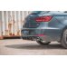 Диффузор заднего бампера под двойные трубы на Seat Leon III Cupra ST
